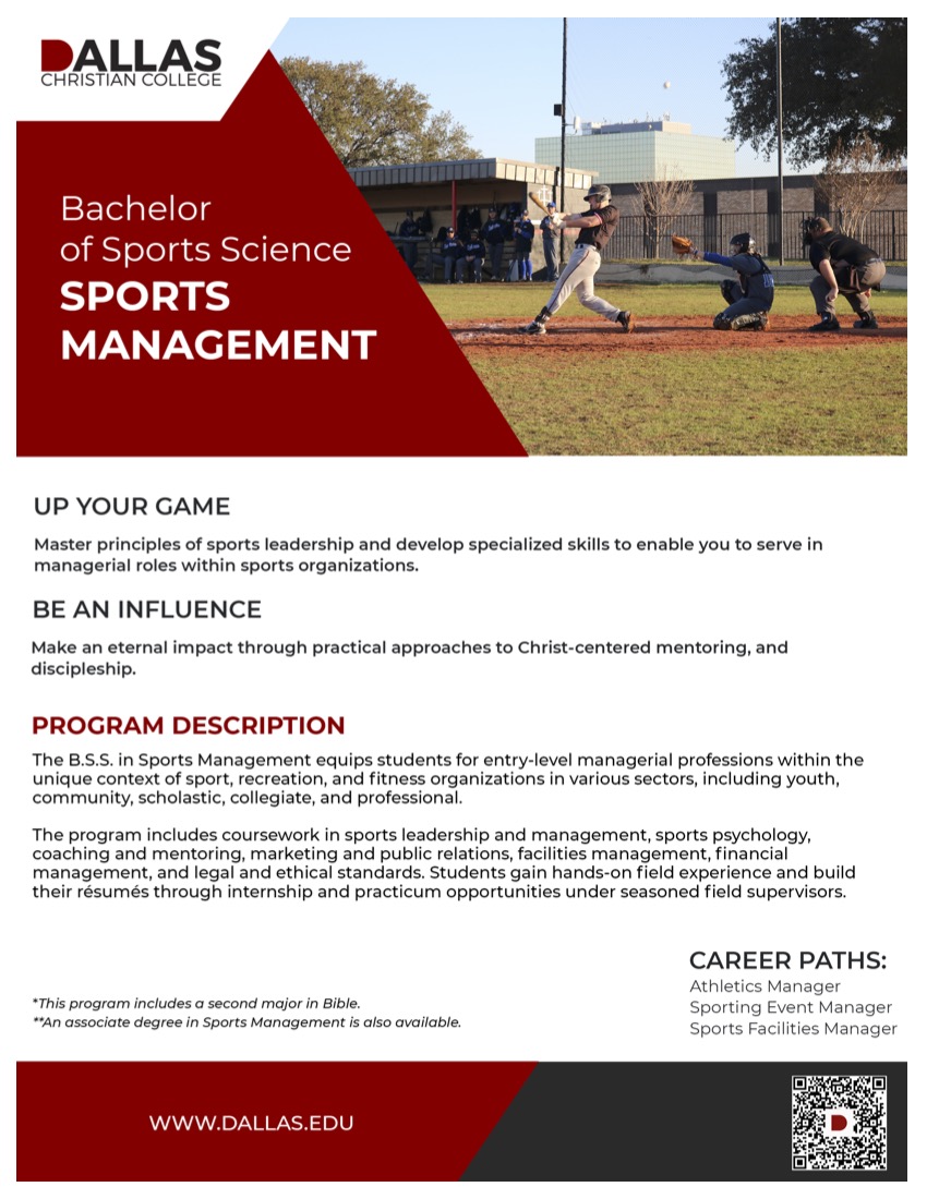 Sports Management-flyer